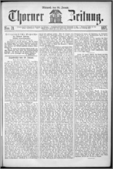 Thorner Zeitung 1871, Nro. 21
