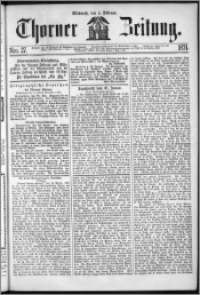 Thorner Zeitung 1871, Nro. 27