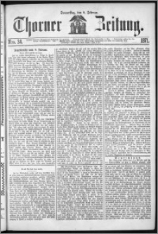 Thorner Zeitung 1871, Nro. 34