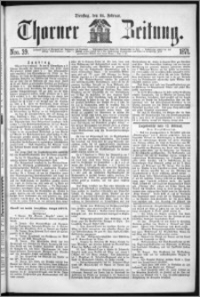 Thorner Zeitung 1871, Nro. 39 + Beilage