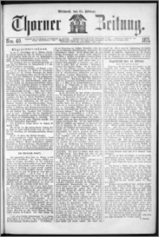 Thorner Zeitung 1871, Nro. 40