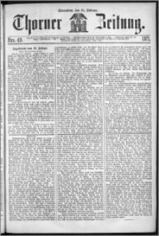Thorner Zeitung 1871, Nro. 49