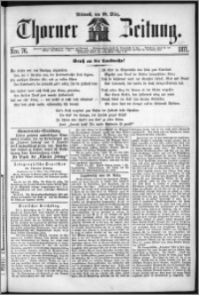 Thorner Zeitung 1871, Nro. 76 + Extra Beilage