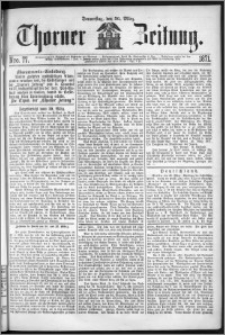 Thorner Zeitung 1871, Nro. 77