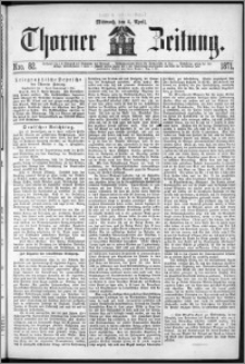 Thorner Zeitung 1871, Nro. 82