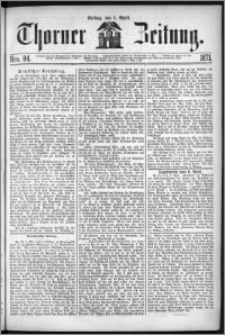 Thorner Zeitung 1871, Nro. 84