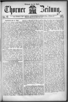 Thorner Zeitung 1871, Nro. 87