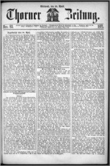 Thorner Zeitung 1871, Nro. 93