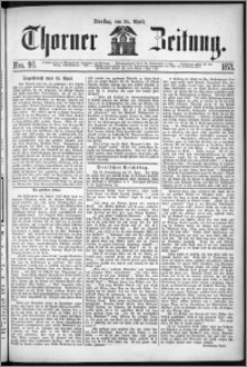 Thorner Zeitung 1871, Nro. 98