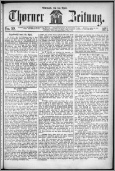 Thorner Zeitung 1871, Nro. 99
