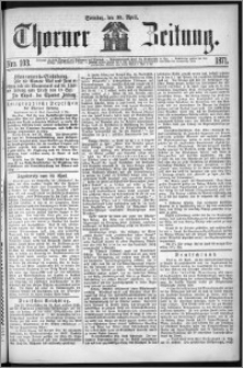 Thorner Zeitung 1871, Nro. 103