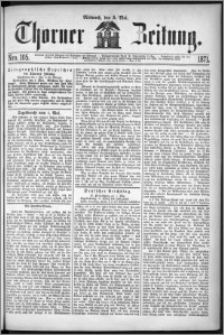 Thorner Zeitung 1871, Nro. 105