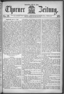 Thorner Zeitung 1871, Nro. 139 + Extra Beilage