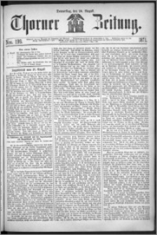 Thorner Zeitung 1871, Nro. 199