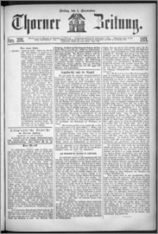 Thorner Zeitung 1871, Nro. 206