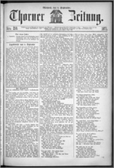 Thorner Zeitung 1871, Nro. 210