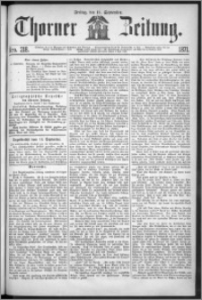 Thorner Zeitung 1871, Nro. 218