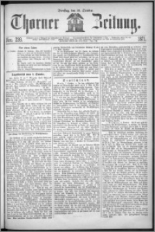 Thorner Zeitung 1871, Nro. 239