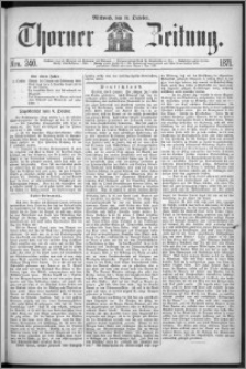 Thorner Zeitung 1871, Nro. 240