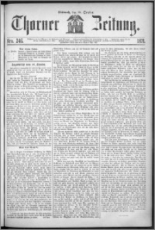 Thorner Zeitung 1871, Nro. 246