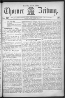Thorner Zeitung 1871, Nro. 247