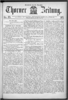 Thorner Zeitung 1871, Nro. 279 + Beilage
