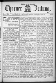 Thorner Zeitung 1871, Nro. 281