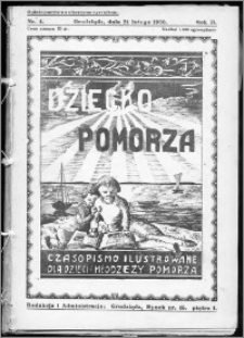 Dziecko Pomorza 1930, R. 2, nr 4
