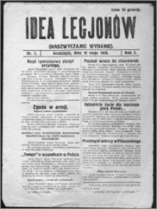 Idea Legjonów 1926, R. 1, nr 7 - nadzwyczajne wydanie