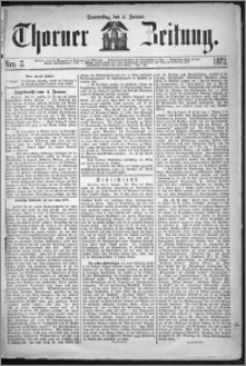 Thorner Zeitung 1872, Nro. 2