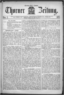 Thorner Zeitung 1872, Nro. 5