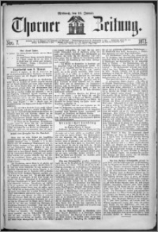 Thorner Zeitung 1872, Nro. 7