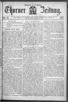 Thorner Zeitung 1872, Nro. 22