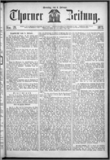 Thorner Zeitung 1872, Nro. 29