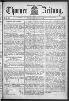 Thorner Zeitung 1872, Nro. 31