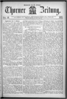 Thorner Zeitung 1872, Nro. 34