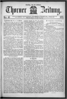 Thorner Zeitung 1872, Nro. 42