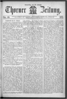 Thorner Zeitung 1872, Nro. 44