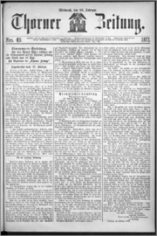Thorner Zeitung 1872, Nro. 49