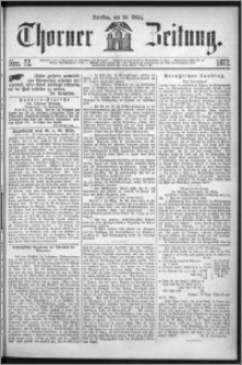 Thorner Zeitung 1872, Nro. 72 + Beilage