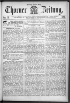 Thorner Zeitung 1872, Nro. 77