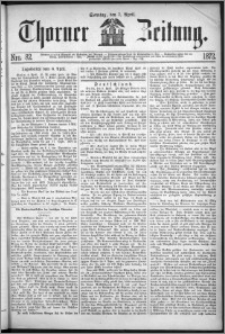 Thorner Zeitung 1872, Nro. 82 + Beilage