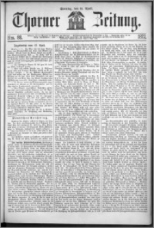 Thorner Zeitung 1872, Nro. 88