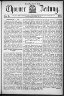 Thorner Zeitung 1872, Nro. 91