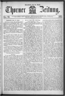 Thorner Zeitung 1872, Nro. 93
