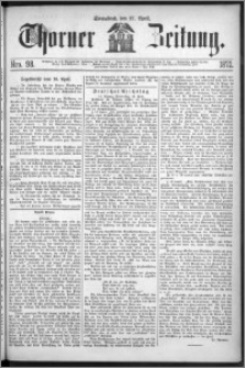 Thorner Zeitung 1872, Nro. 98