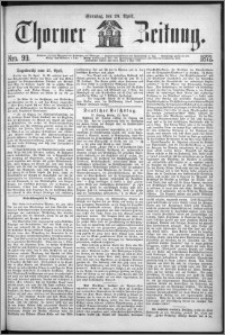 Thorner Zeitung 1872, Nro. 99