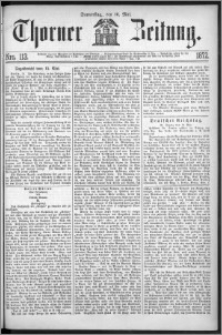 Thorner Zeitung 1872, Nro. 113