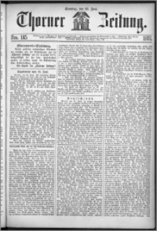 Thorner Zeitung 1872, Nro. 145