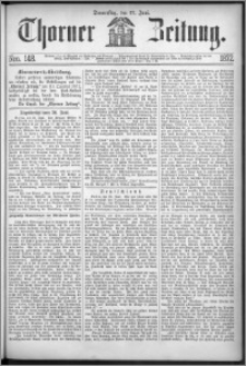 Thorner Zeitung 1872, Nro. 148